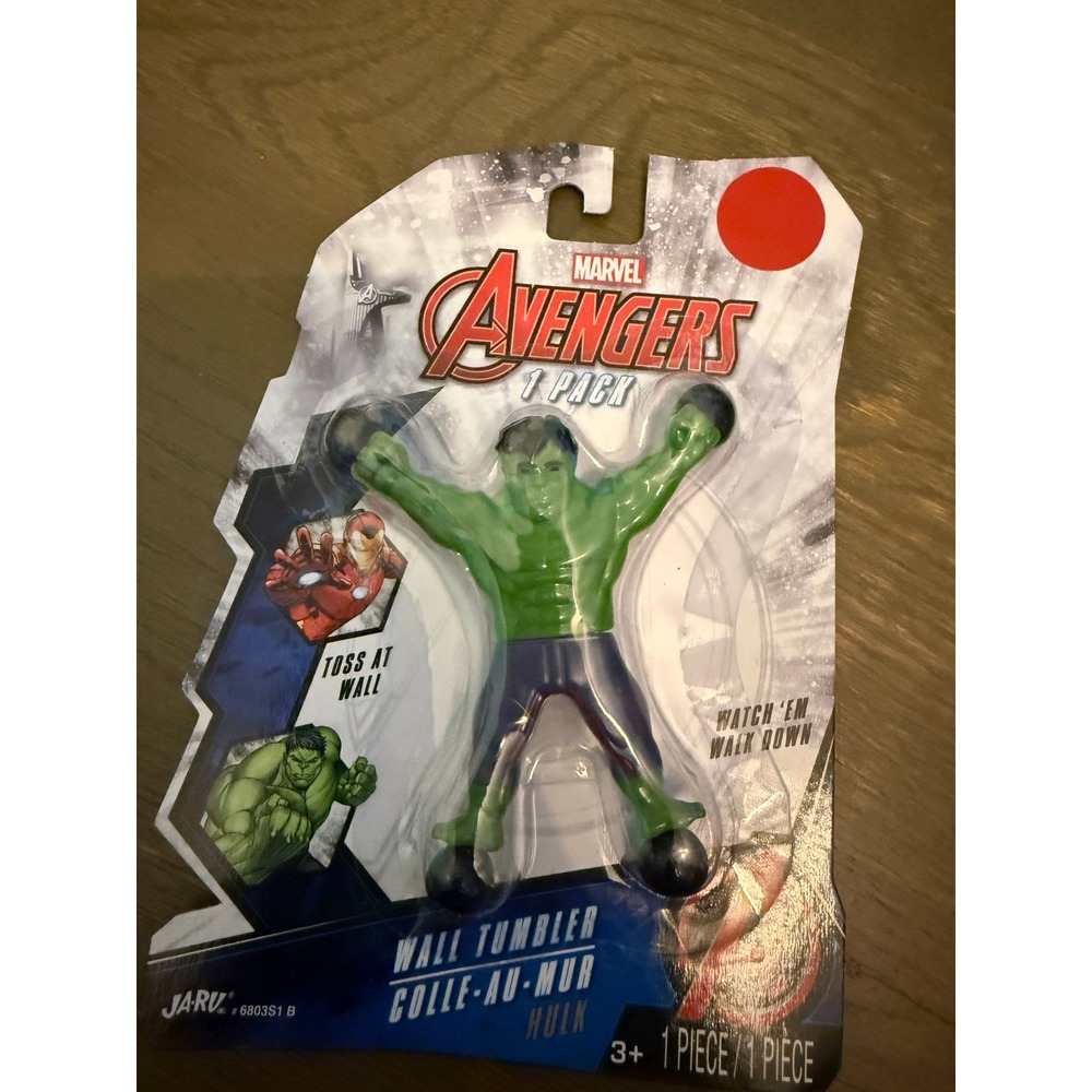Marvel Avengers Hulk Wall Tumbler Sticky Toy Green 1 Pack
